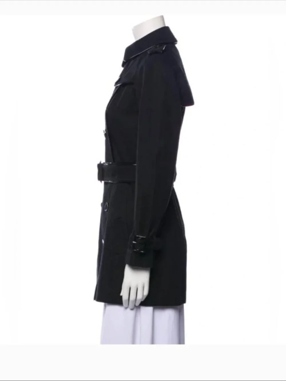 BURBERRY PRORSUM Trench Coat Size 2 Small - Picture 2 of 6